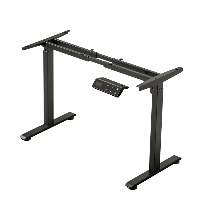 Chân bàn nâng hạ thông minh bằng điện 1 động cơ cho mặt bàn 100~140cm chịu tải 80kg Boster B11