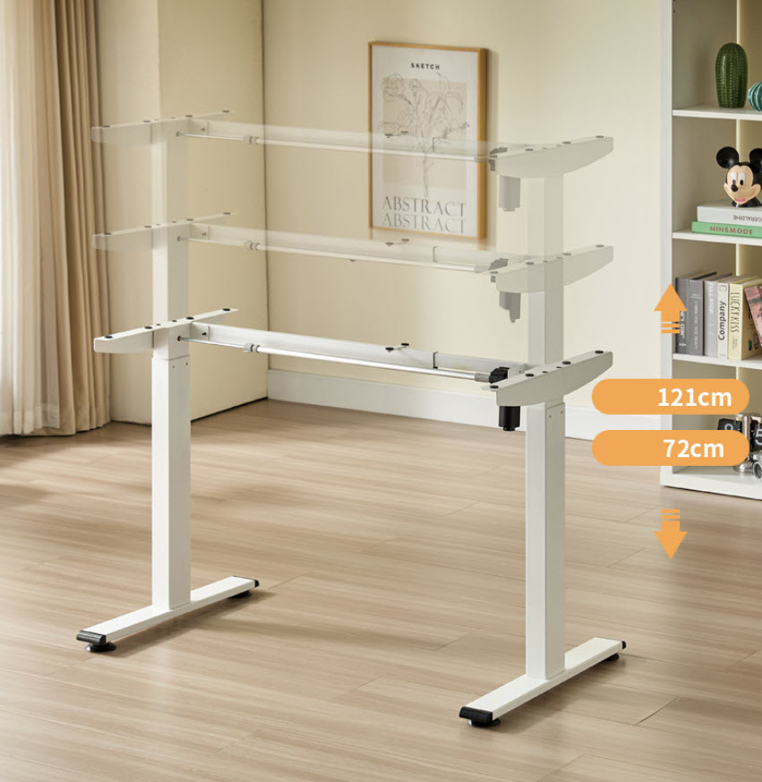 Chân bàn nâng hạ thông minh 1 động cơ cho mặt bàn 100~150cm chịu tải 80kg Boster B01