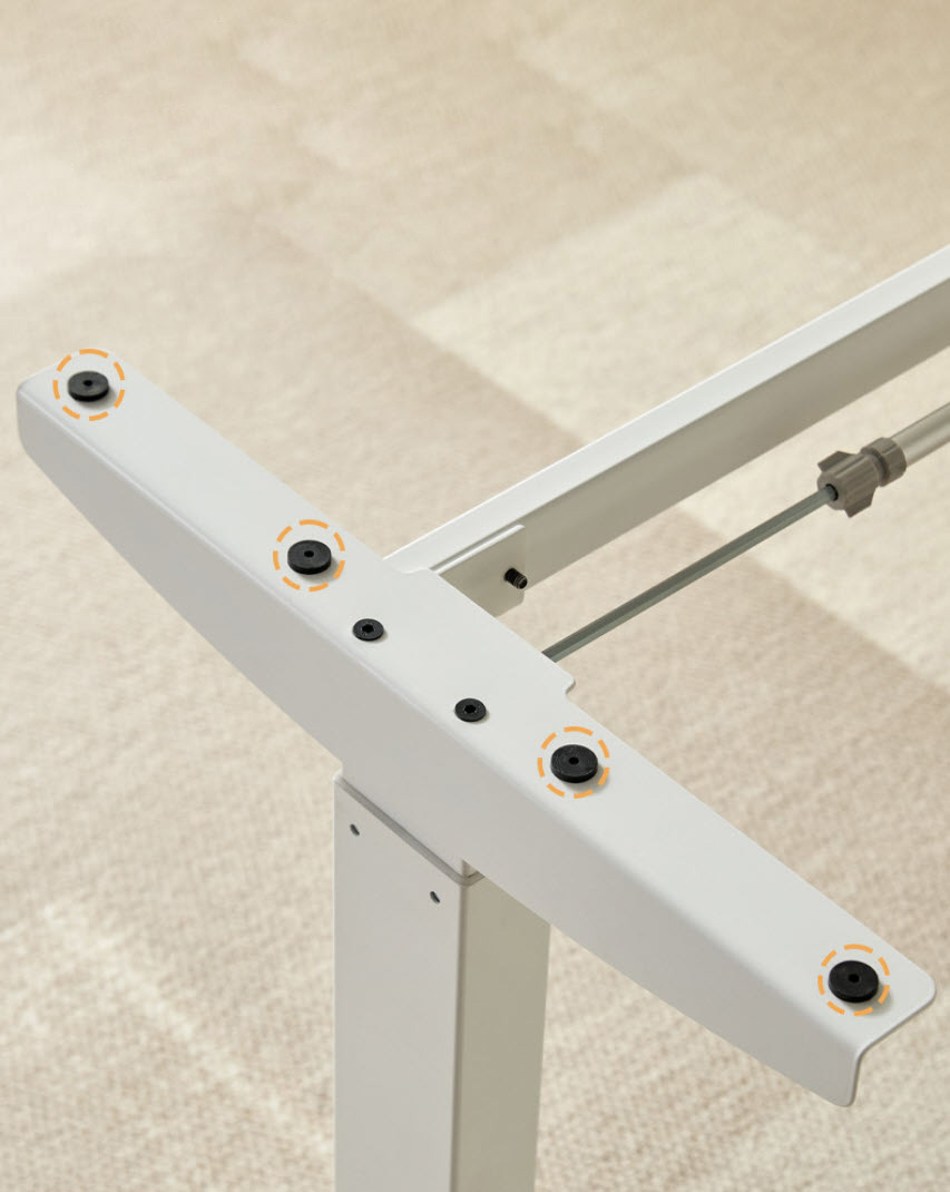 Chân bàn nâng hạ thông minh 1 động cơ cho mặt bàn 100~150cm chịu tải 80kg Boster B01