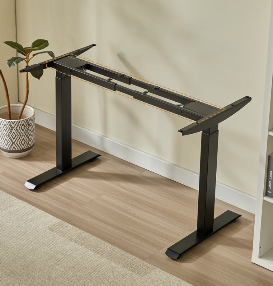 Chân bàn nâng hạ thông minh 2 động cơ cho mặt bàn 120~200cm chịu tải 100kg Boster B02