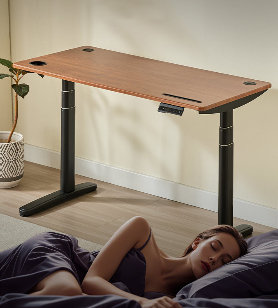 Chân bàn nâng hạ thông minh 2 động cơ cho mặt bàn 120~220cm chịu tải 120kg Boster B05