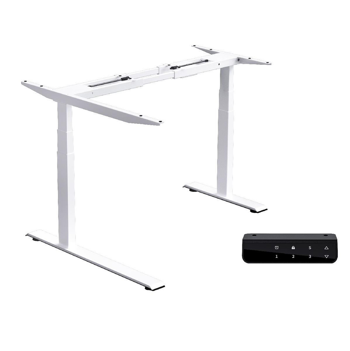 Chân bàn nâng hạ thông minh 2 động cơ cho mặt bàn L phù hợp 120~200cm Benein R22J-L2