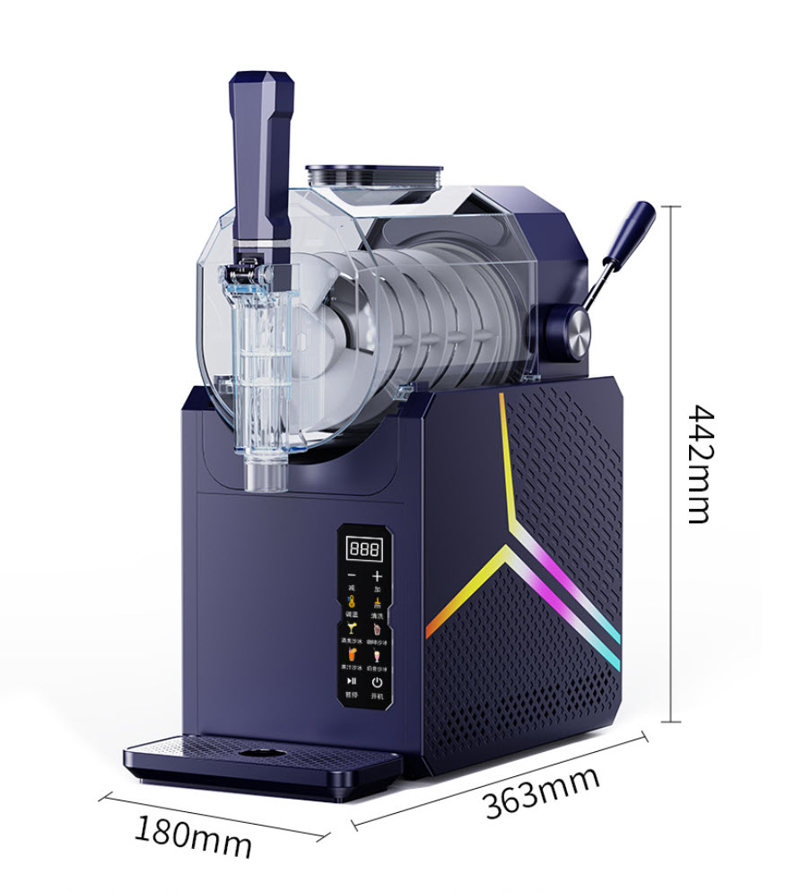 Máy làm kem tuyết làm lạnh nước trái cây SHW802 dung tích 2.5L công suất 150W