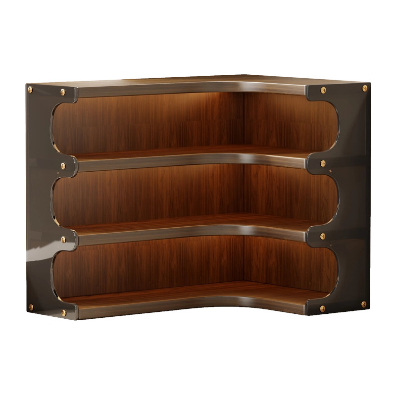 Kệ để mỹ phẩm trang sức kệ ly để bàn THC11 chất liệu acrylic và gỗ