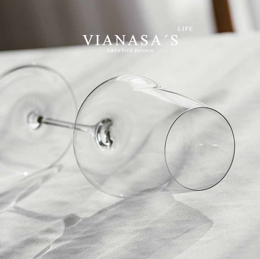 Ly vang pha lê ly champagne mẫu Josephine chế tác thủ công Vianasa VS56566