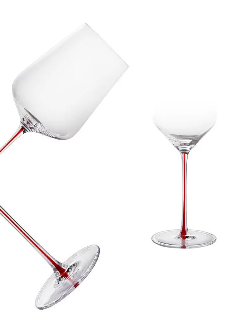 Ly vang pha lê chế tác thủ công mẫu Burgundy Vianasa EK1101