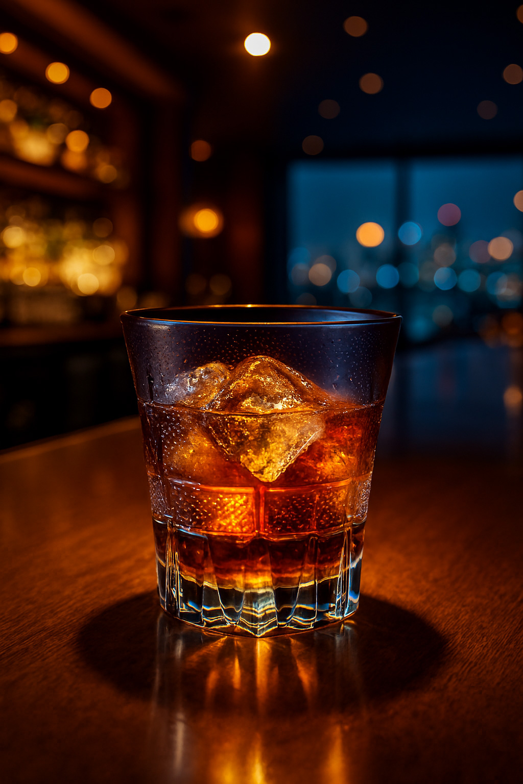 Ly wishky pha lê 260ml chế tác thủ công Edo Kiriko mẫu Fireworks Vianasa VS43234