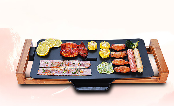Vỉ nướng điện phủ men 2100W Gather King VNDGK04