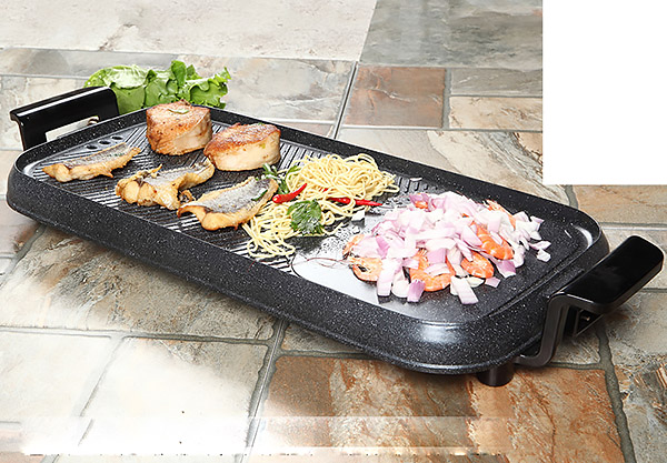 Lẩu điện vỉ nướng chống dính 1700W Gather King VNDGK06