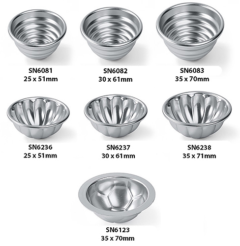 Khuôn làm bánh Sanneng SN6041, hợp kim nhôm, nhiều hình dáng.