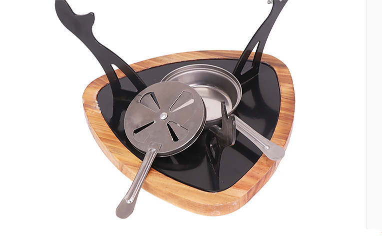 Bộ nồi hâm nóng thức ăn nồi lẩu khô phủ đá maifan NLG01