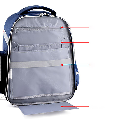 Balo cặp chống gù Oxford X178 chất liệu PES & PU chống nước tốt.