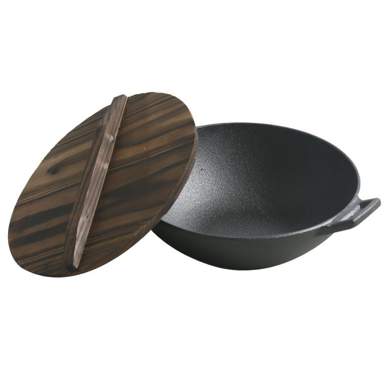 Nồi lẩu gang kèm bếp than size 24-30cm OUGE OG7811F