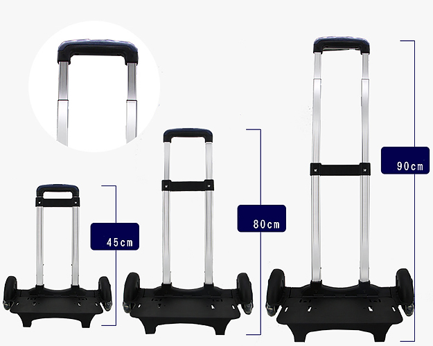 Balo kéo học sinh Oxford J055, chất liệu PES chống nước tốt, viền phản quang.