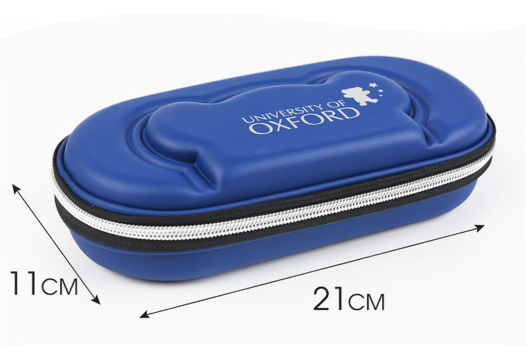 Hộp bút học sinh Oxford J824, chất liệu EVA chống nước tốt.