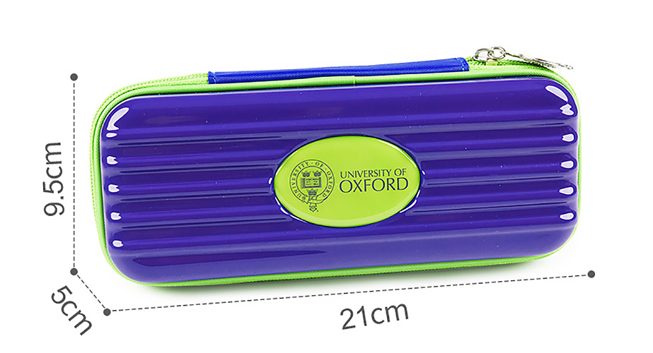 Hộp bút học sinh Oxford X5596, chất liệu Polyester chống nước tốt.