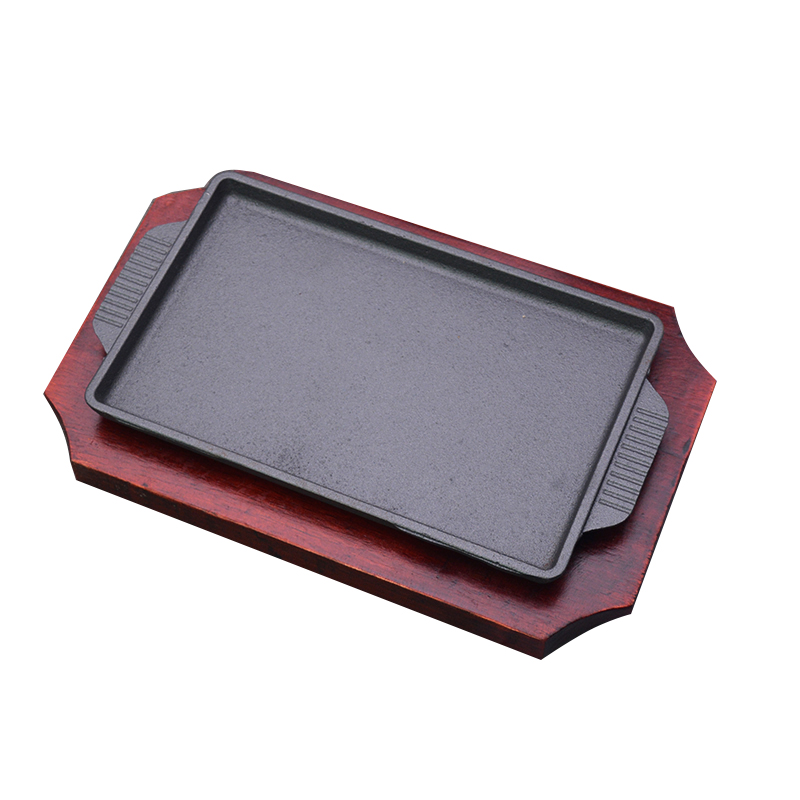 Chảo gang chữ nhật ăn món beefsteak các món tây OG8966B