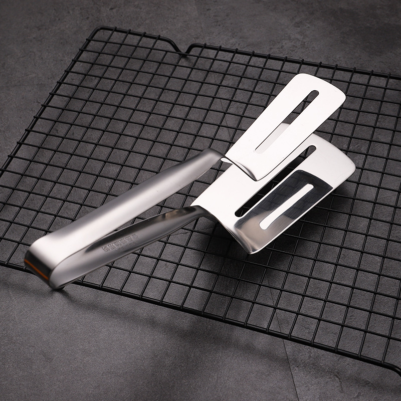 Kẹp gắp beafsteak gắp pizza inox 304 OEM 01501