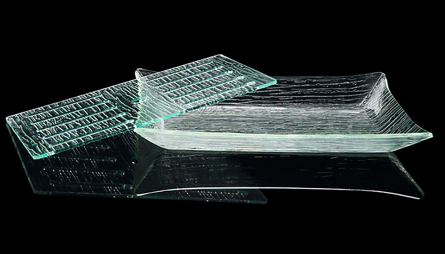 Khay dĩa đựng trái cây bánh kẹo shasimi Port PO105 chất liệu acrylic.