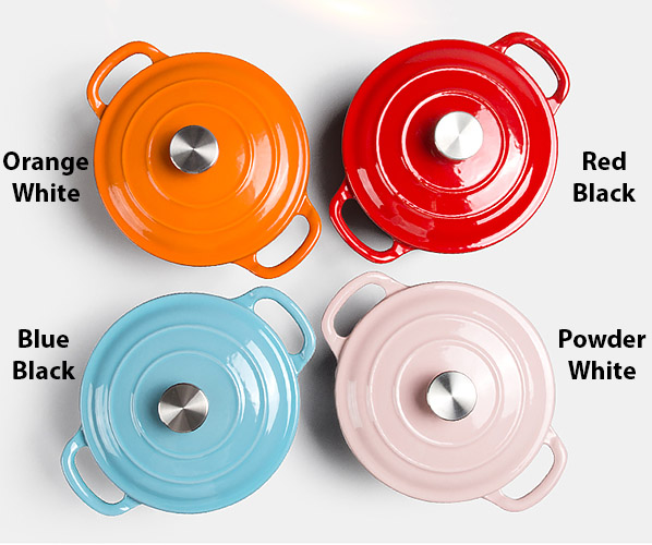 Nồi gang phủ men chống dính 16cm Mcooker BCA16E.