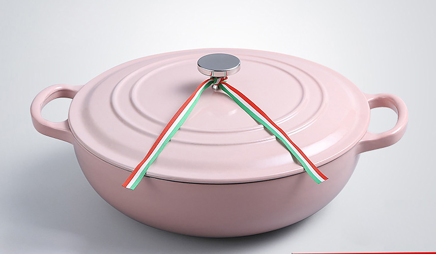 Nồi gang phủ men chống dính 26cm Mcooker BCA26A.