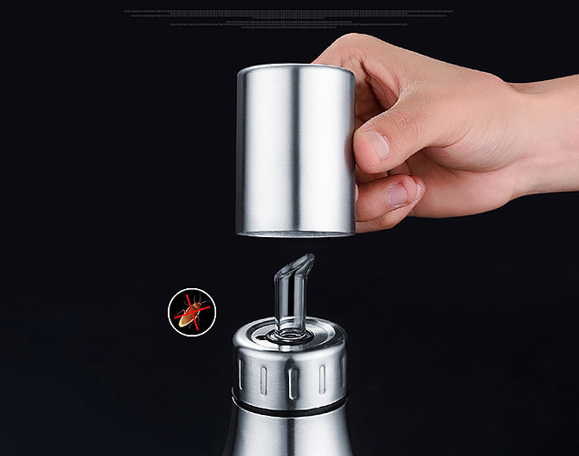 Bình đựng dầu ăn nước gia vị inox 304 JH01.
