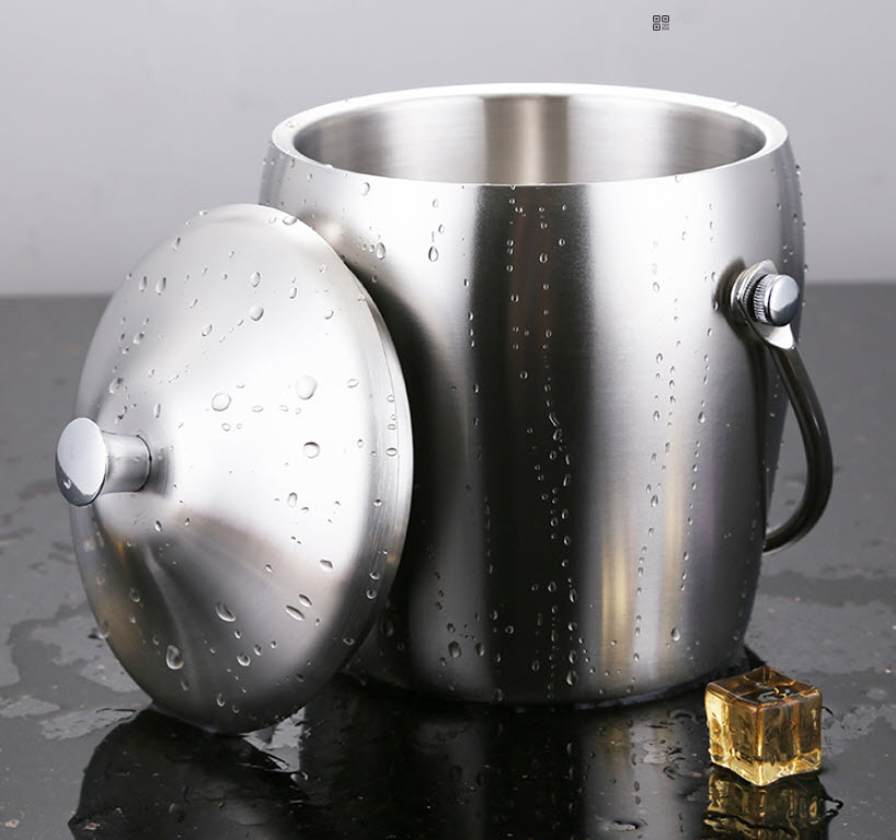 Xô đá inox 2 lớp có nắp Millai ML5433