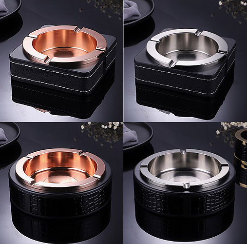Gạt tàn mạ vàng bạc cao cấp Kasspo JJL7709