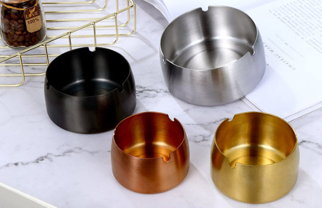 Gạt tàn inox Jinyi JY593 cao cấp.