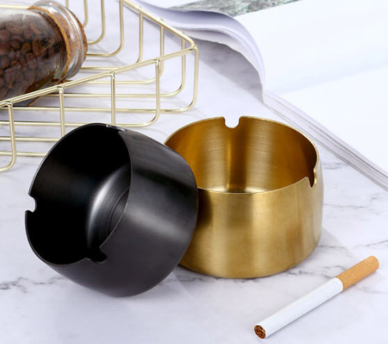 Gạt tàn inox Jinyi JY593 cao cấp.