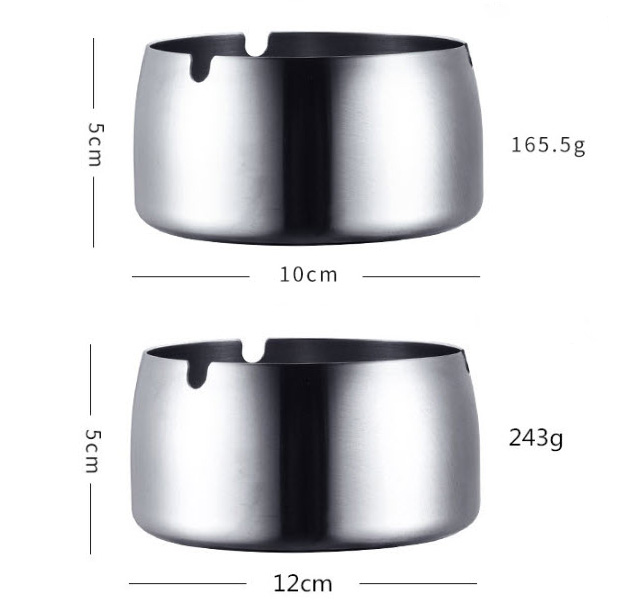 Gạt tàn inox Jinyi JY593 cao cấp.