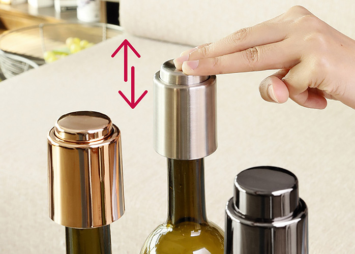 Nắp đậy bảo quản rượu vang inox Epalace ET62006
