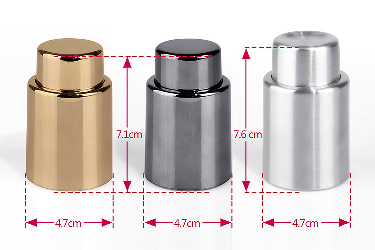 Nắp đậy bảo quản rượu vang inox Epalace ET62006