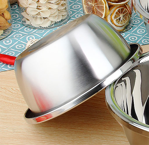 Thau thố inox lòng sâu đựng thực phẩm Sanrong SR004