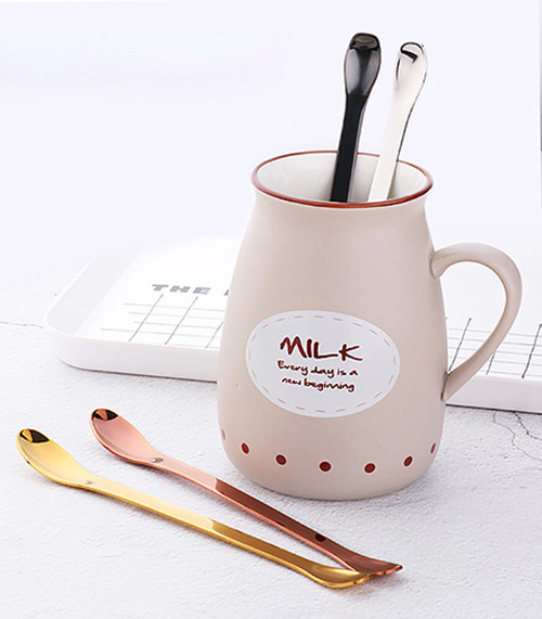 Muỗng cafe inox 304 mạ vàng Yixiang YX001