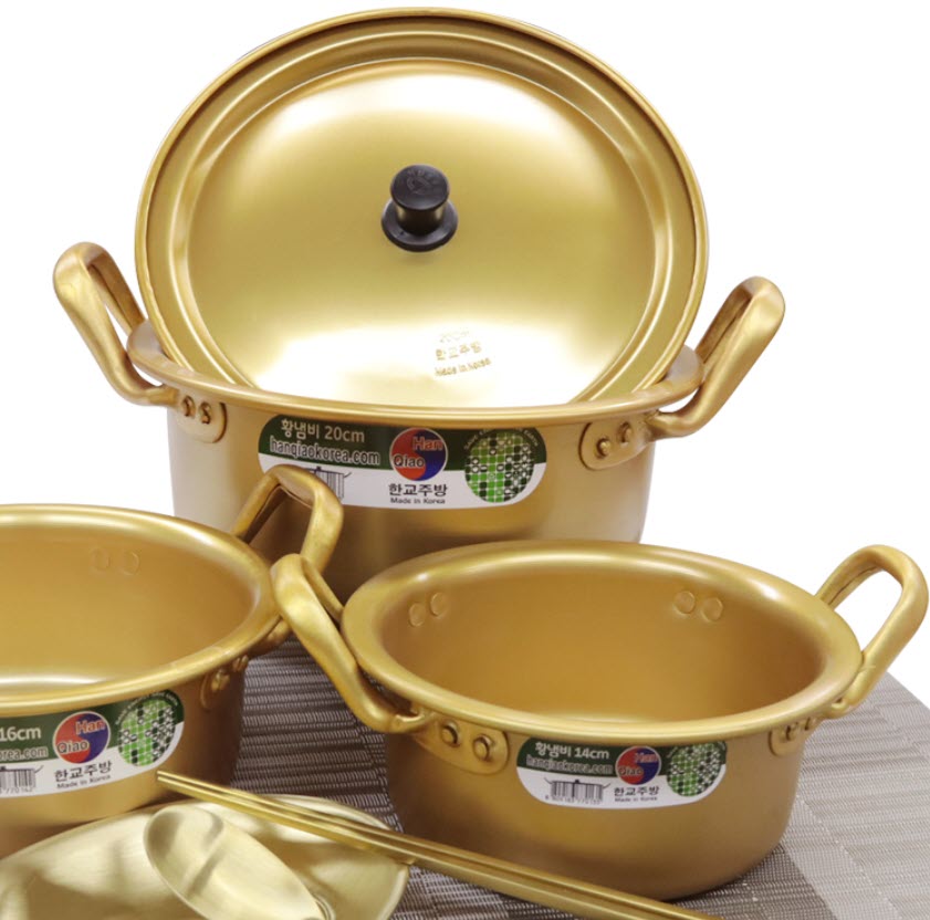 Nồi nhôm vàng nhập khẩu Hàn Quốc Expo HQ1425