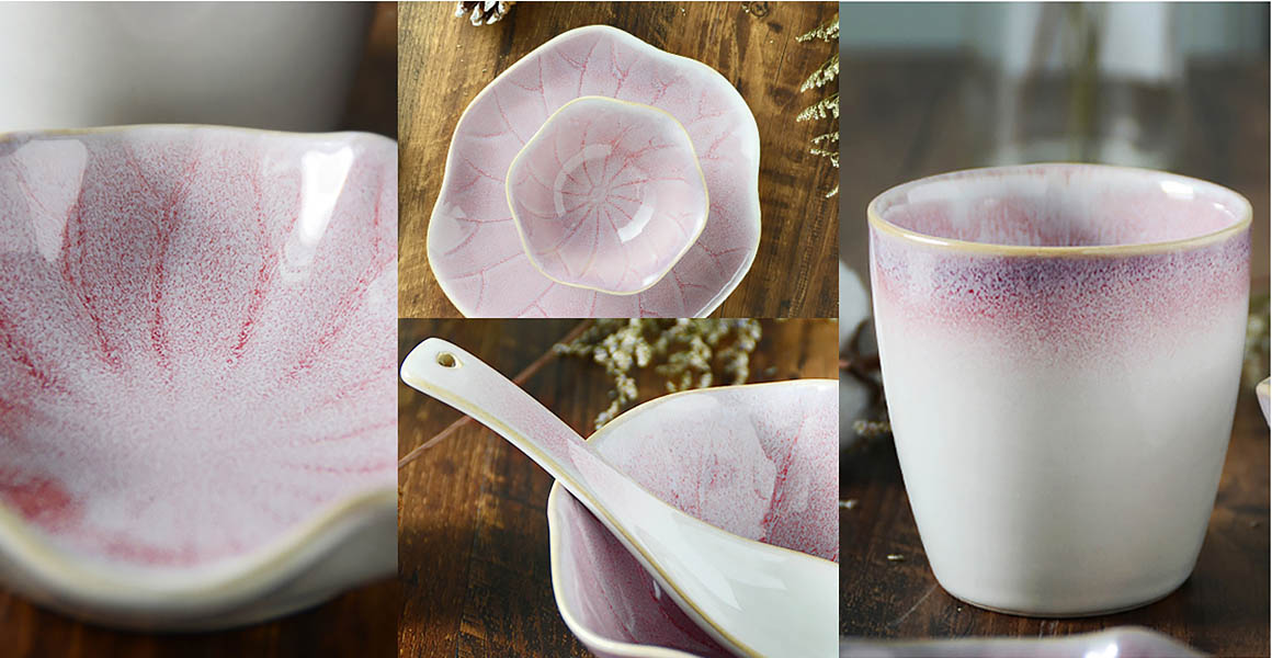 Bộ ly chén dĩa gốm ceramic McAllen YBTZ.