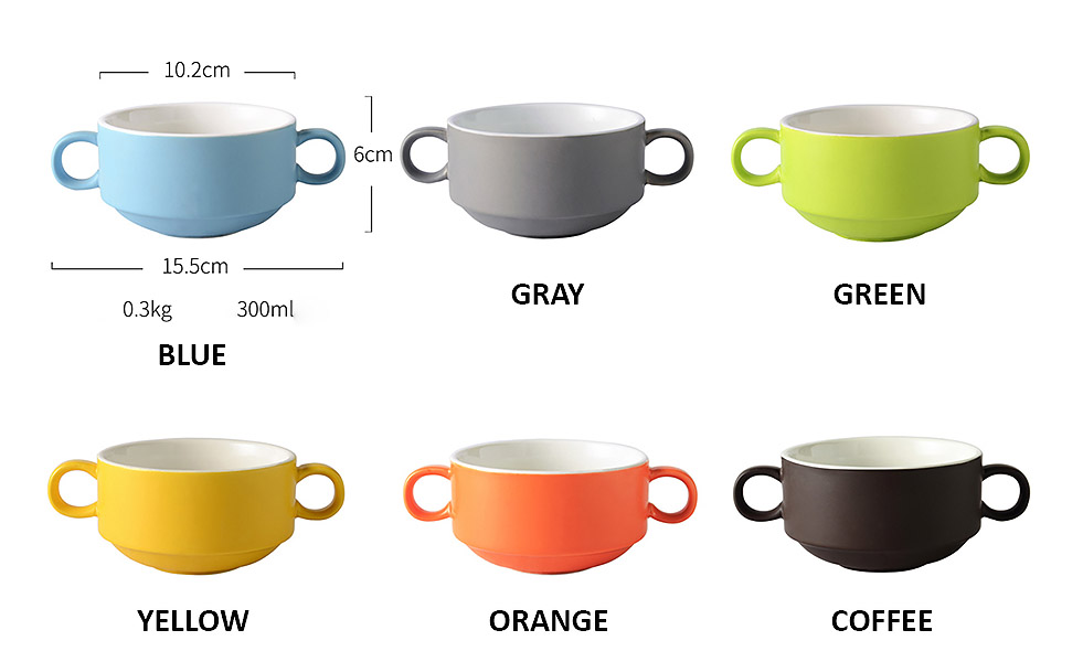 Chén thố gốm porcelain McAllen MA006 đựng soup, salad, yến.