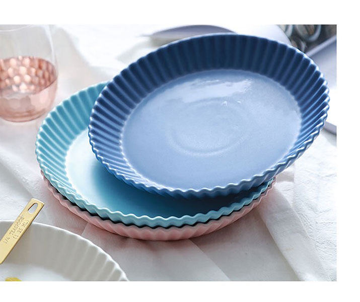 Dĩa tròn gốm sứ lòng sâu Xinyi DGSXY01 size 20.