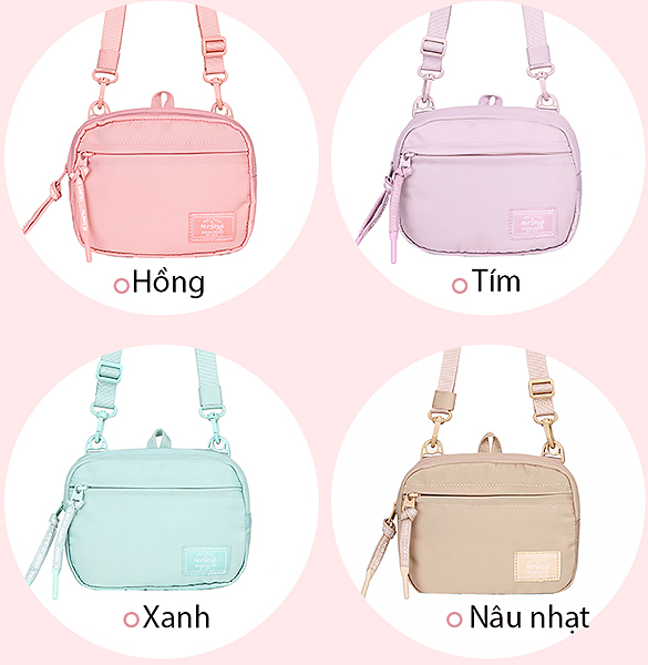Túi đeo chéo chất Polyester không thấm nước HOTSTYLE MP18B9502D.