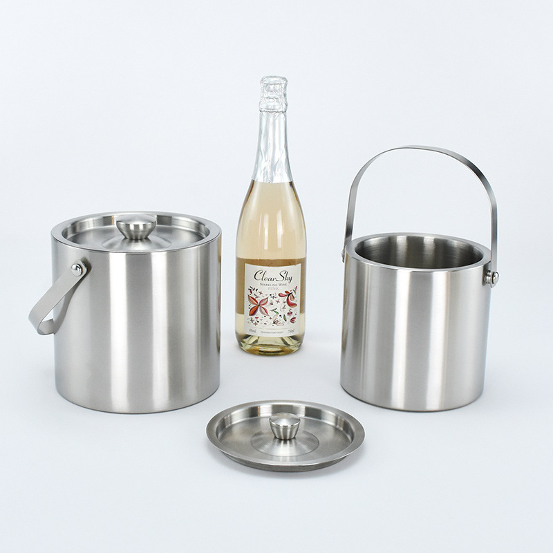 Xô đá inox 304 cách nhiệt 2 lớp PolySteel JG69