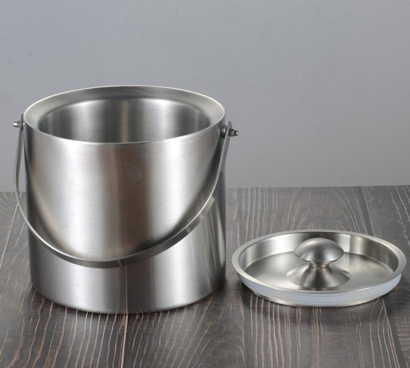 Xô đá inox 304 cách nhiệt 2 lớp PolySteel JG69