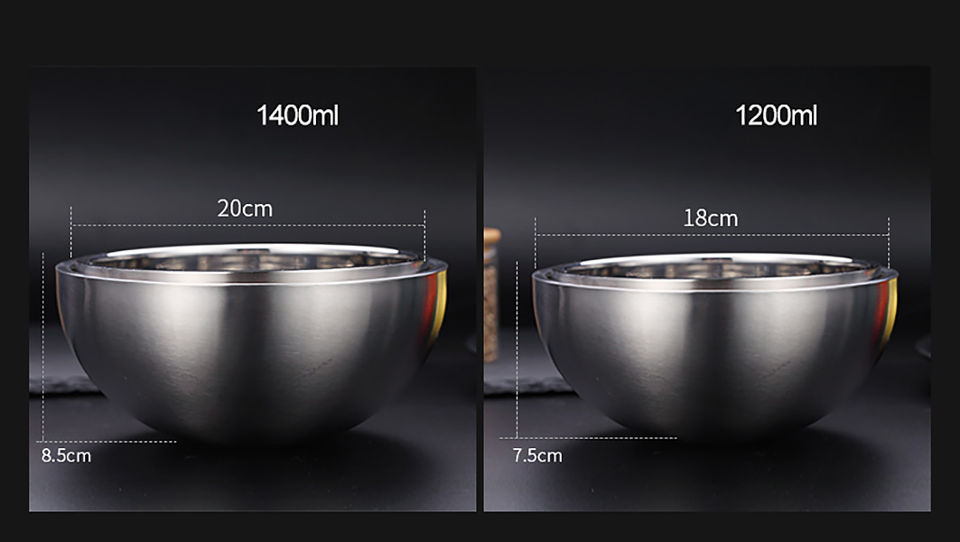 Tô thố inox 2 lớp cách nhiệt Vandhome G19027.