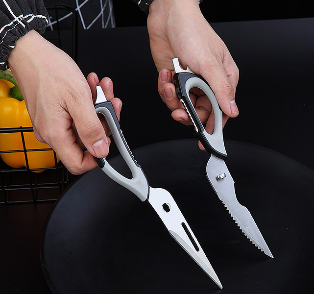 Kéo cắt thịt gà đa năng inox Vandhome G0502840.