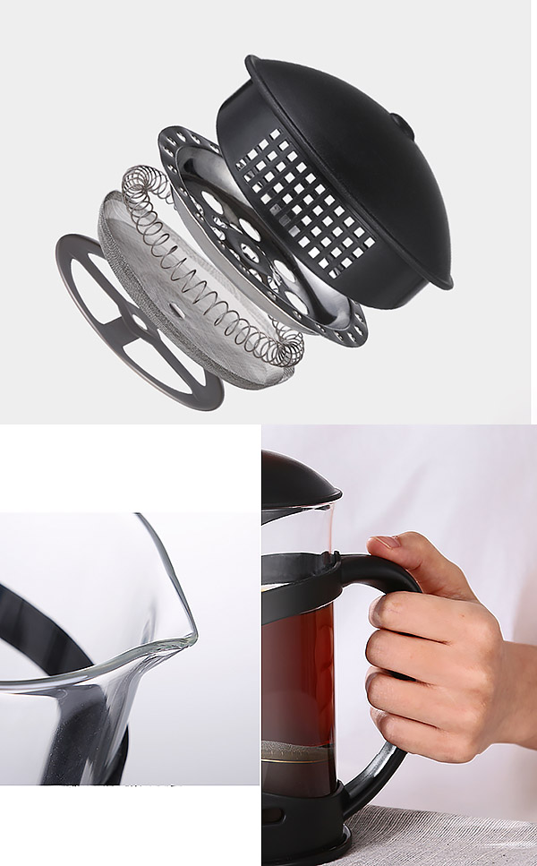 Bình pha trà cầm tay Jue Zun GYBL712, chất liệu nhựa % inox 304.