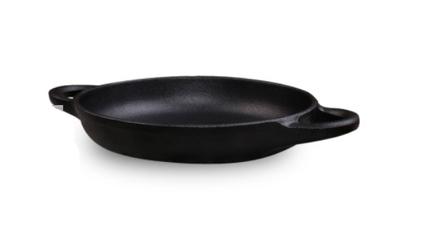 Chảo gang 21cm đáy bằng Jinghui YKP21