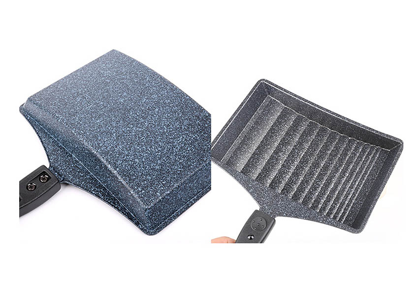 Chảo thép vân đá nướng thịt CN02.