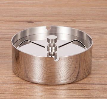 Gạt tàn inox 201 có nắp chặn Histeel HS002