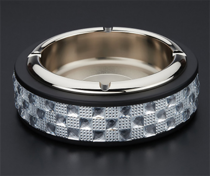 Gạt tàn inox mạ vàng Histeel HS003
