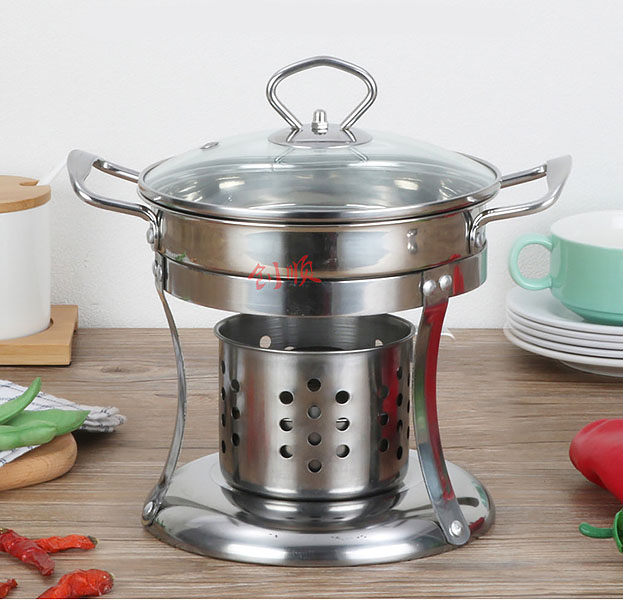 Nồi lẩu inox dùng 1 người18cm CMP6699